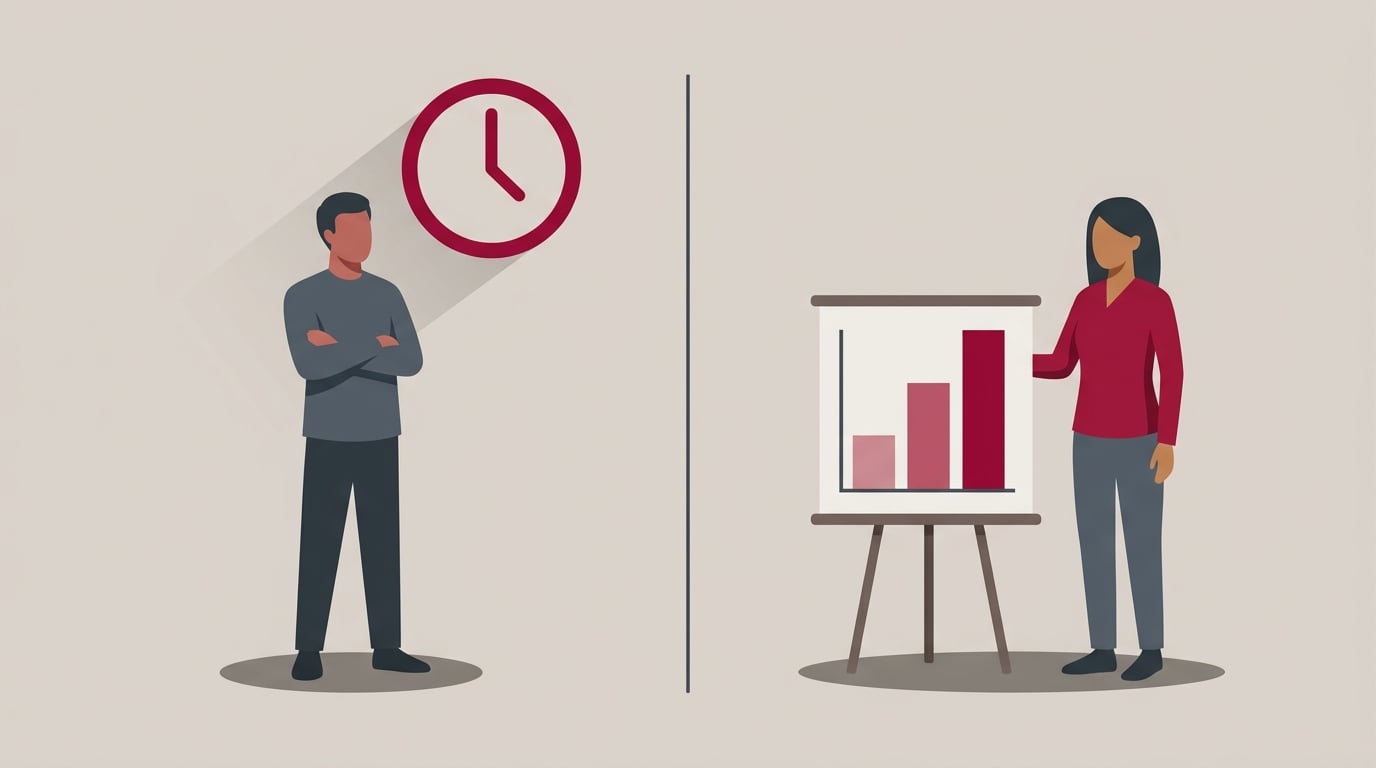flat illustration comparing single visit neuropathy expectation versus structured nerve restoration roadmap at Touch of Wellness Chiropractic Morton