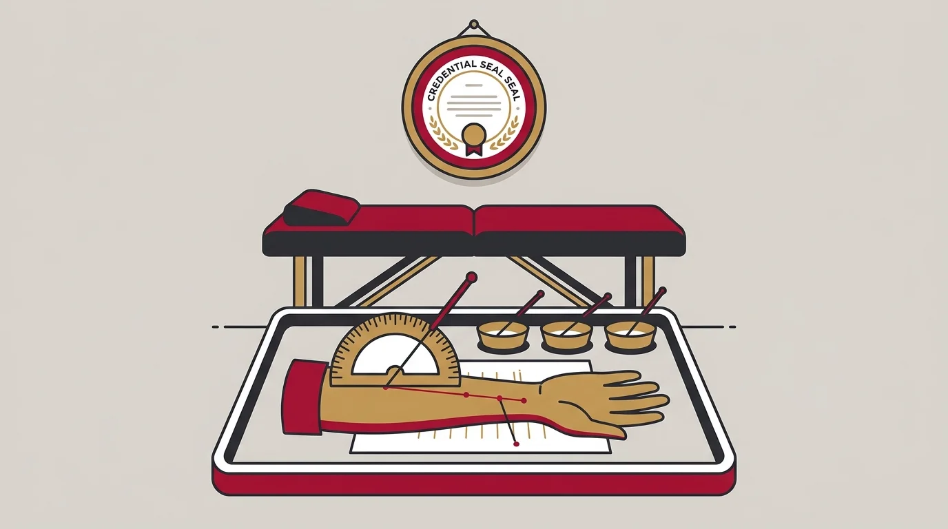 Practitioner training standard for precise acupuncture needle technique