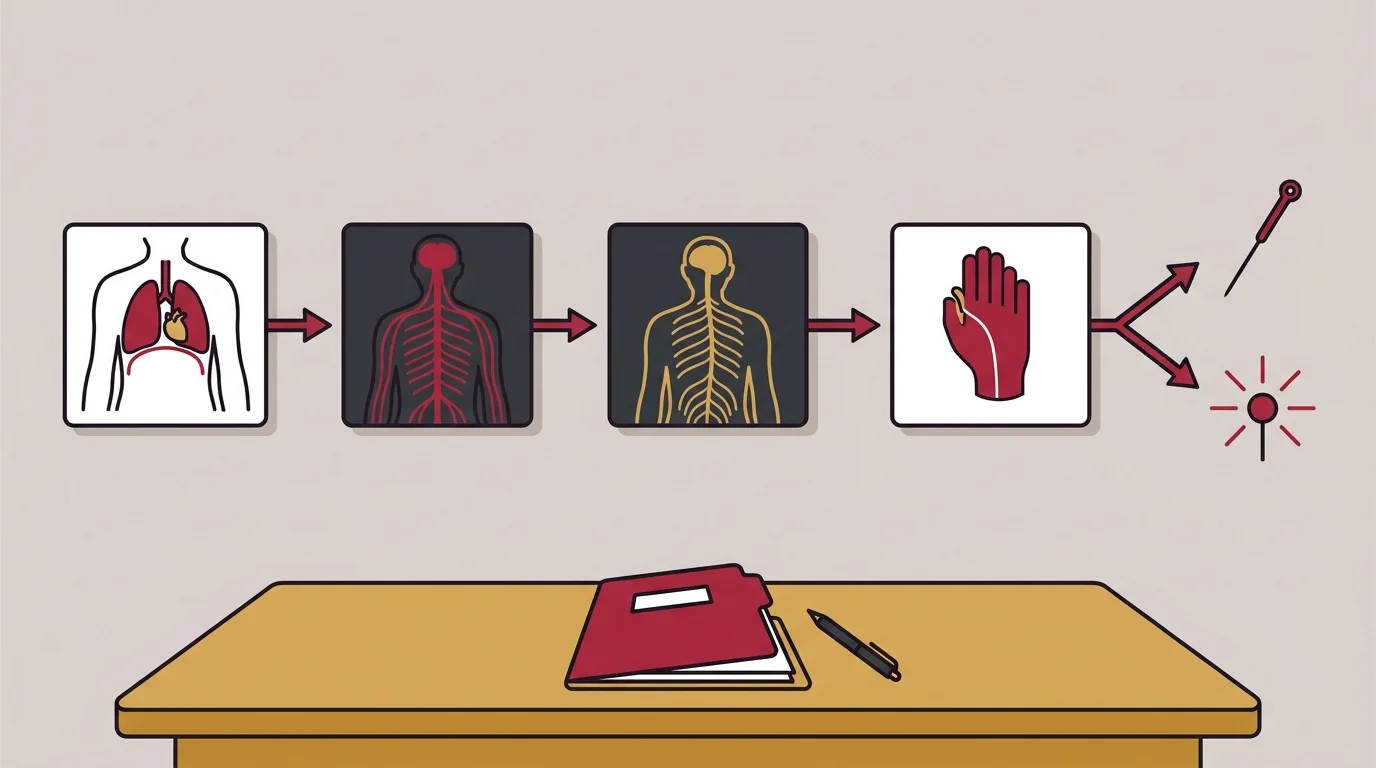 nervous system evaluation sequence diagram chiropractic