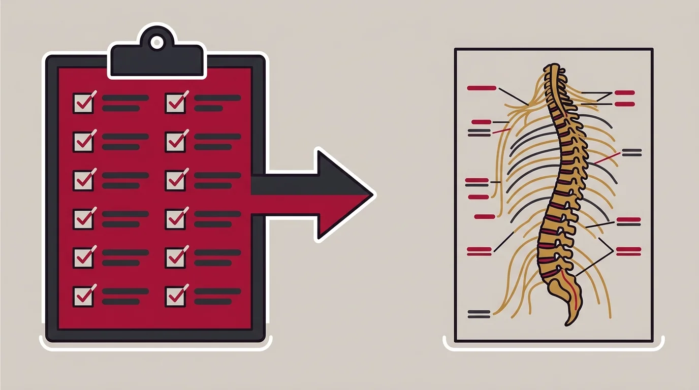 completed sleep checklist failing to address nervous system