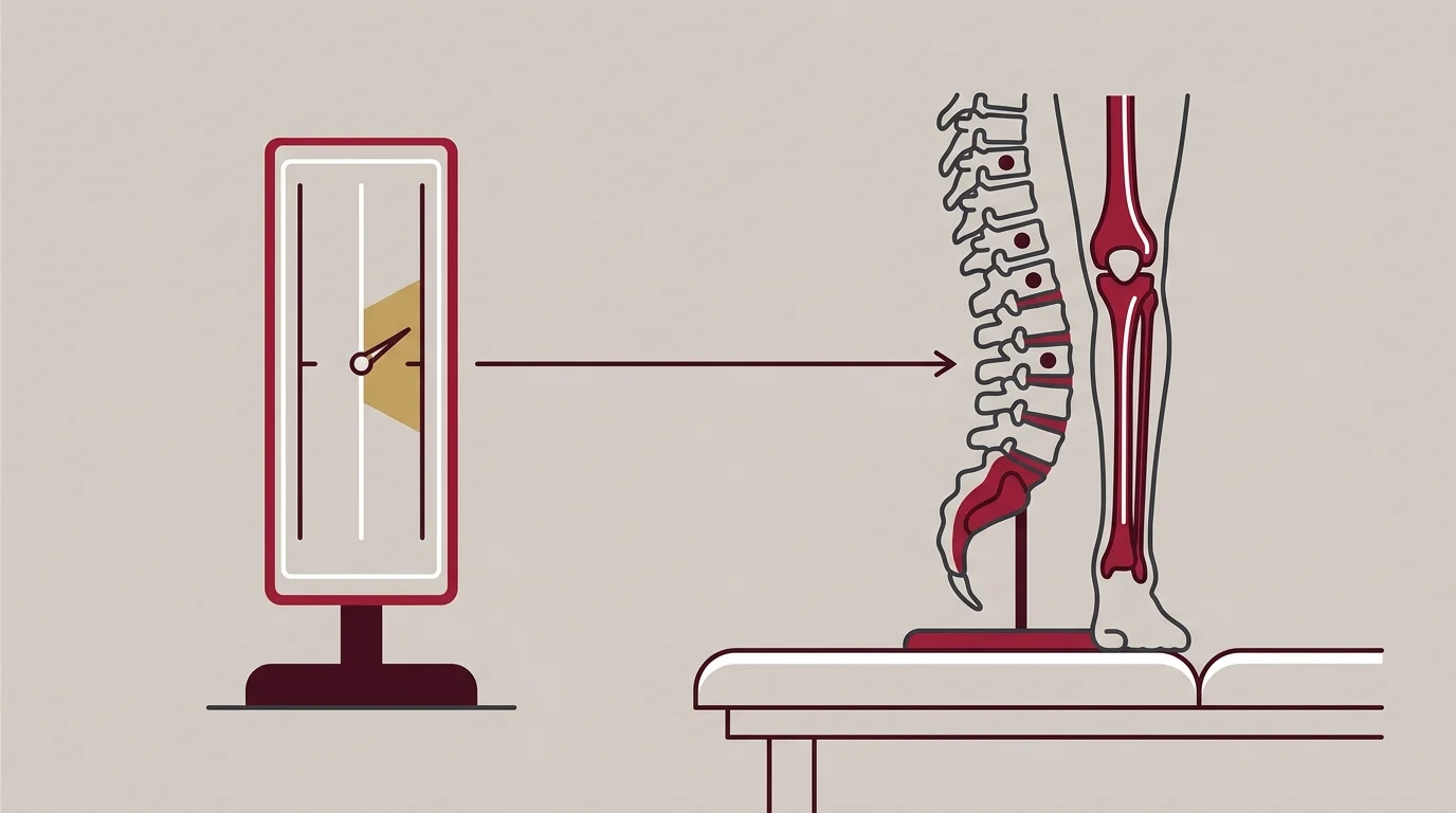 nerve function gauge directing targeted spinal care decision