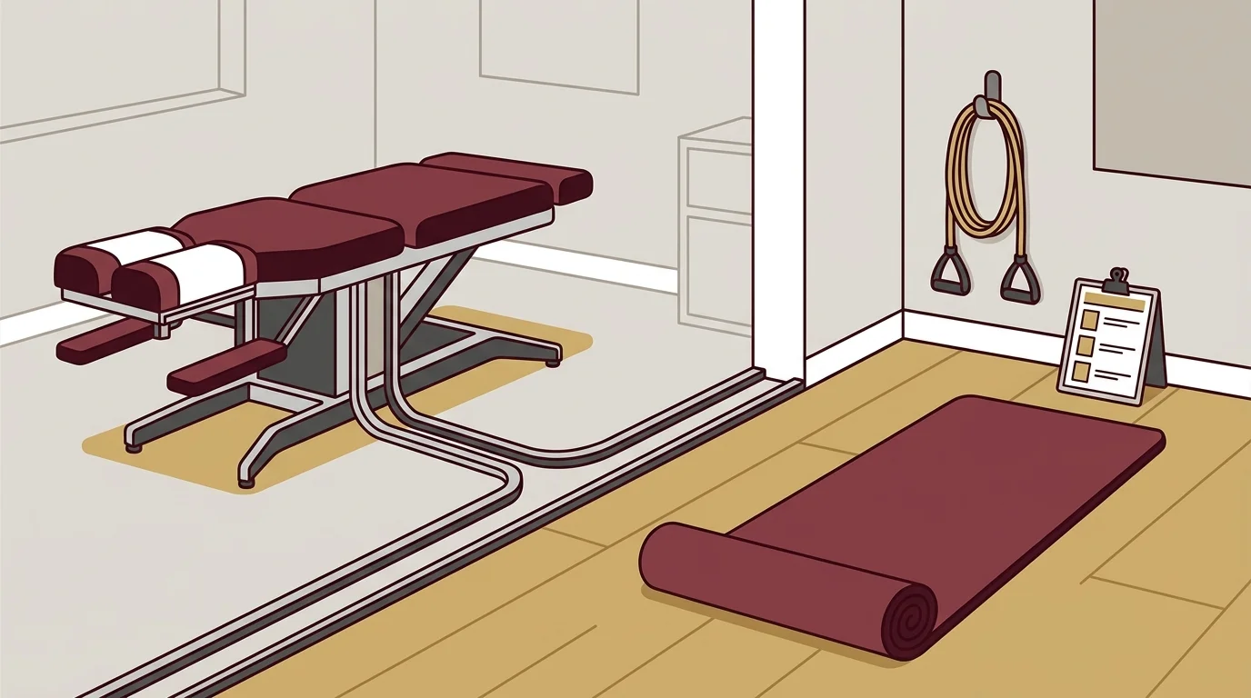 Chiropractic in office care paired with home exercise plan