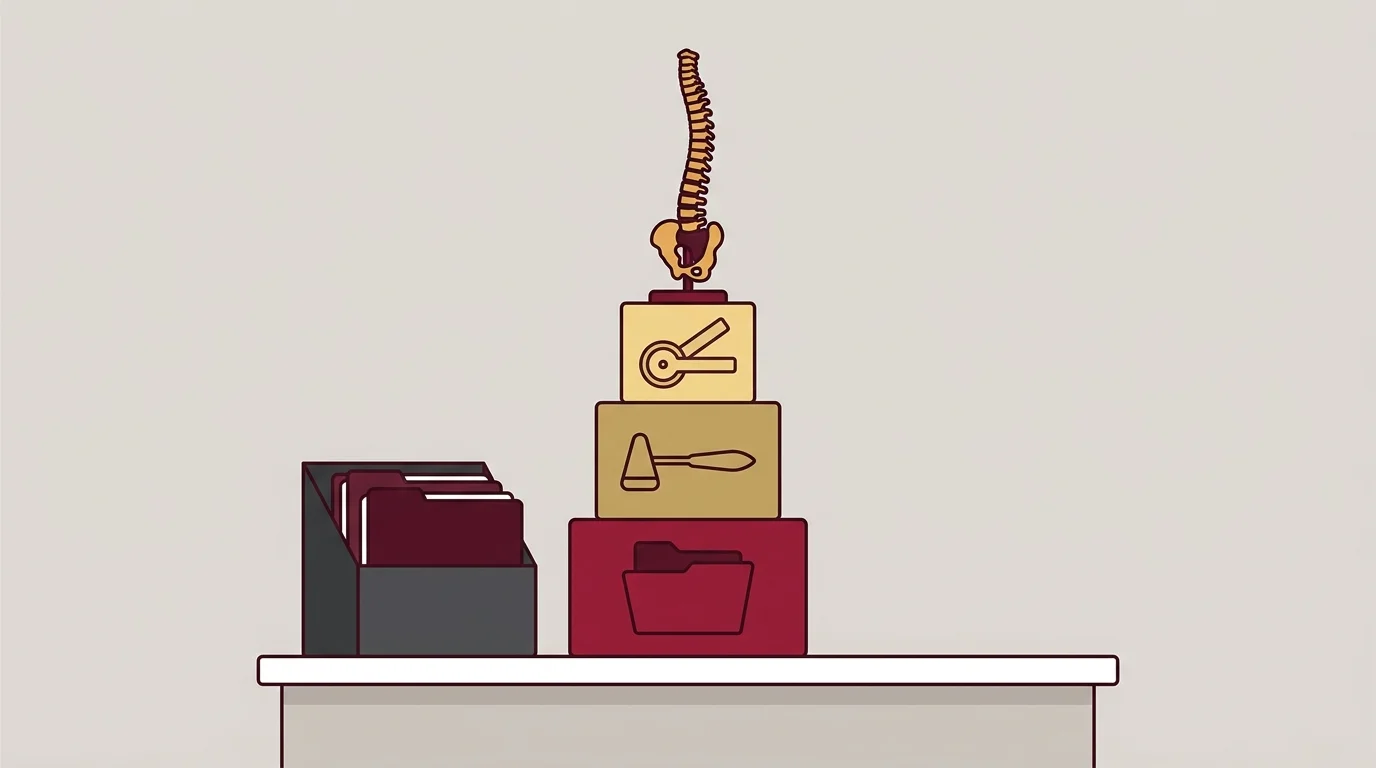 Chiropractic diagnostic layers built from patient history