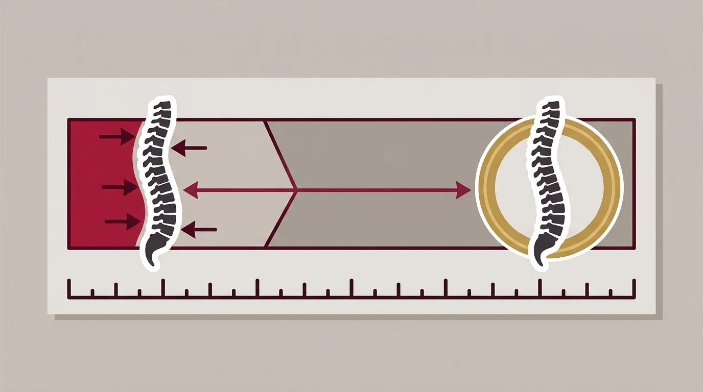 Phased chiropractic plan timeline for desk-related posture care
