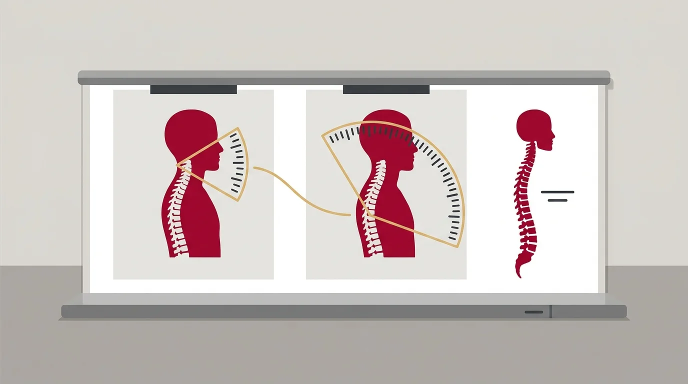Craniovertebral angle improvement measured after spinal care