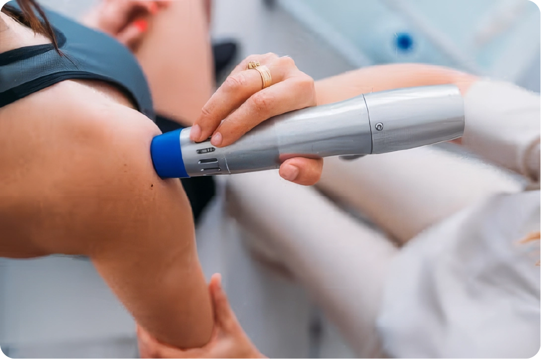 Inflammation in soft tissue before and after cold laser treatment