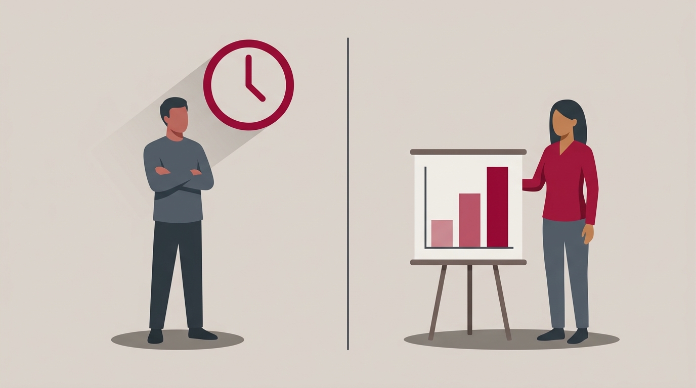 flat illustration comparing single visit neuropathy expectation versus structured nerve restoration roadmap at Touch of Wellness Chiropractic Morton