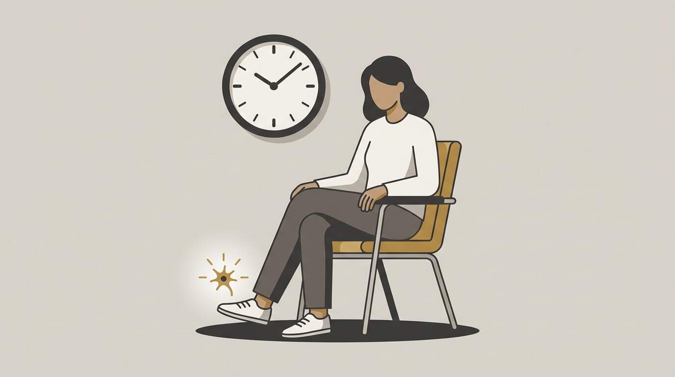 person in waiting room with missed early peripheral neuropathy warning signs Morton Illinois