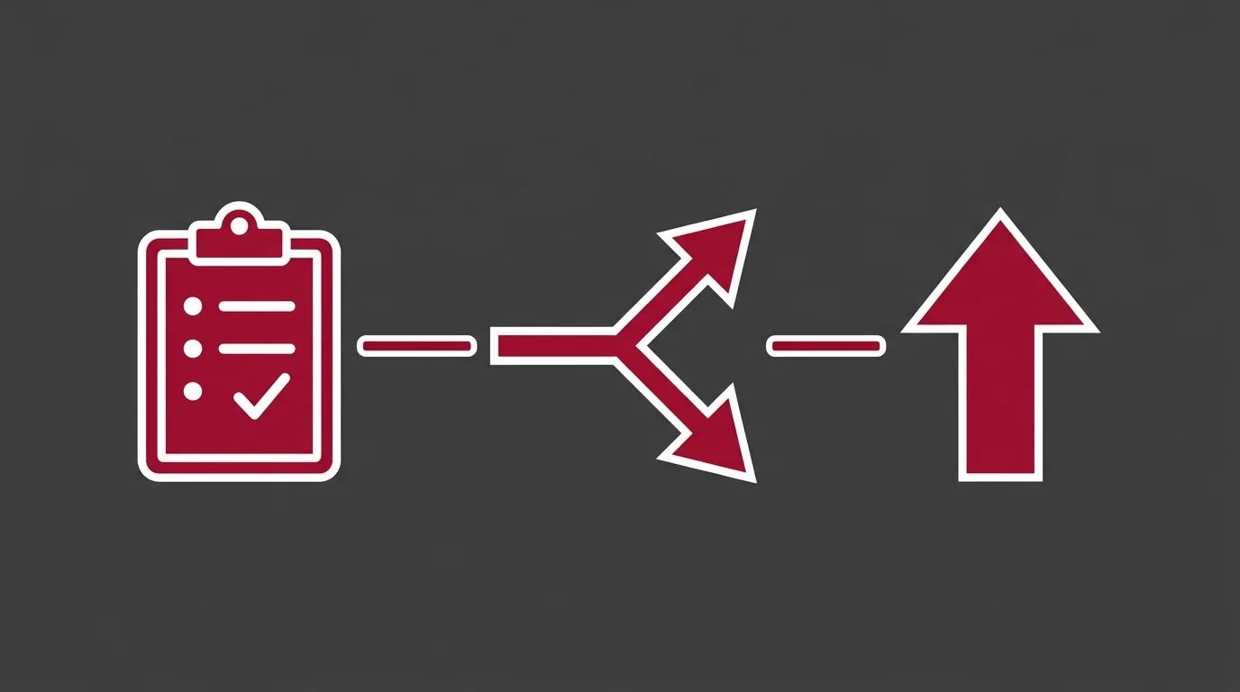 flat illustration of adaptive chiropractic care process from assessment to individualized plan to outcome