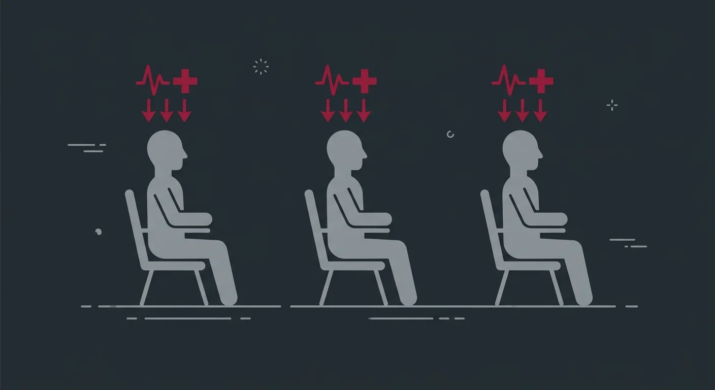 flat illustration of cookie cutter protocol treating all patients the same without individualized explanation