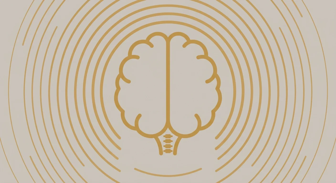 flat illustration of brain activity changes linked to spinal adjustment and nervous system recovery