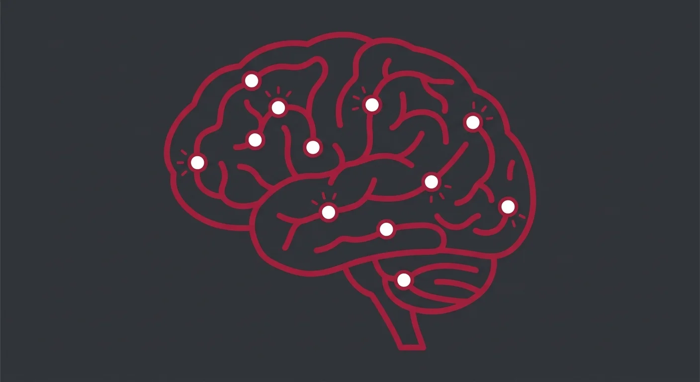 brain chronic pain loop showing overactive neural pathways and central sensitization
