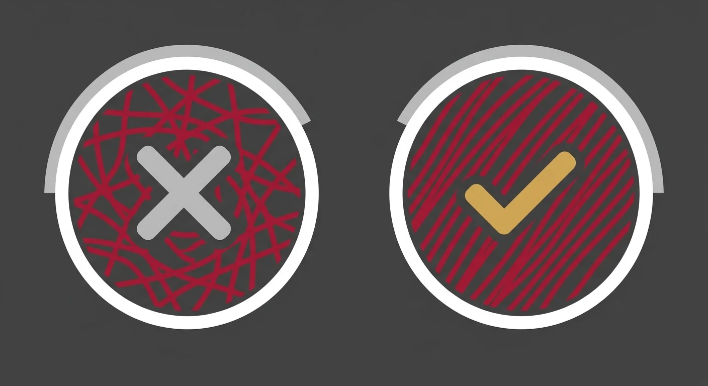 flat illustration comparing disorganized versus aligned tendon collagen fibers after loading