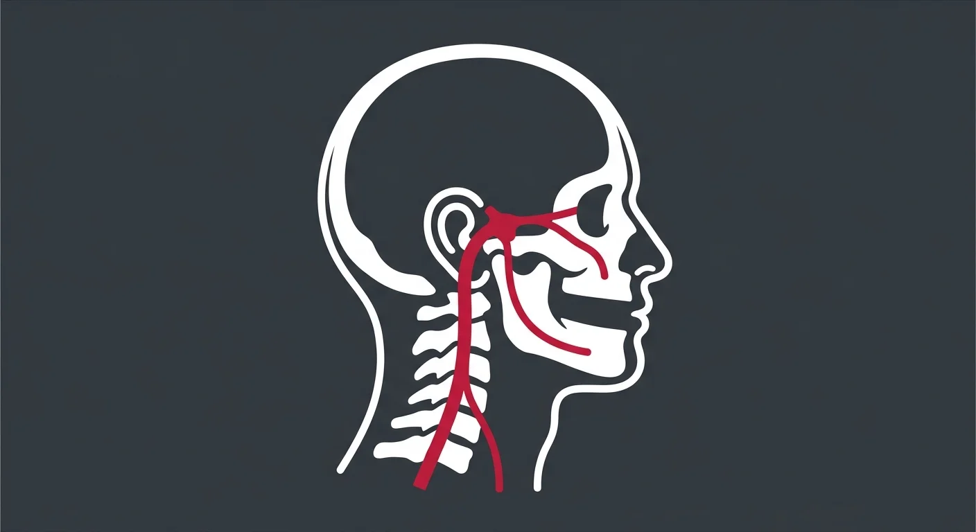 chiropractic neck adjustment TMJ trigeminal cervical nerve connection diagram