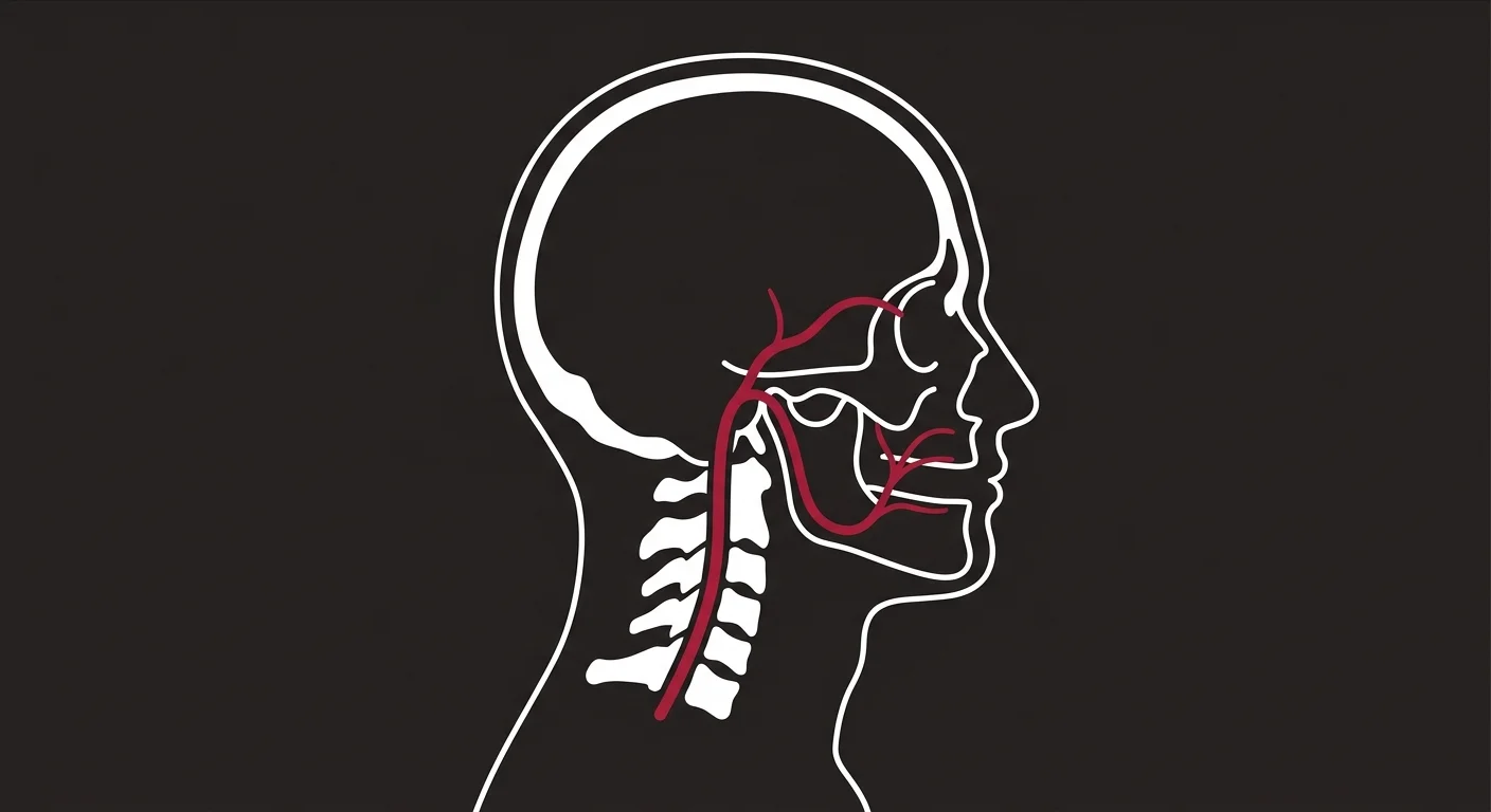 cervical spine C1 C2 C3 nerve pathways connecting to jaw and head pain sites