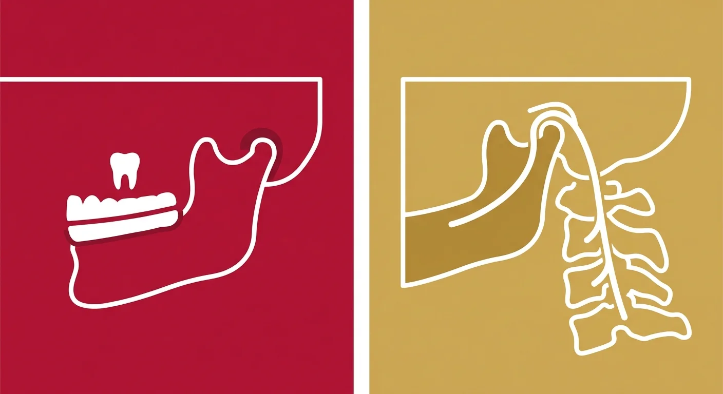 dental only TMJ splint versus cervical chiropractic treatment pathway comparison