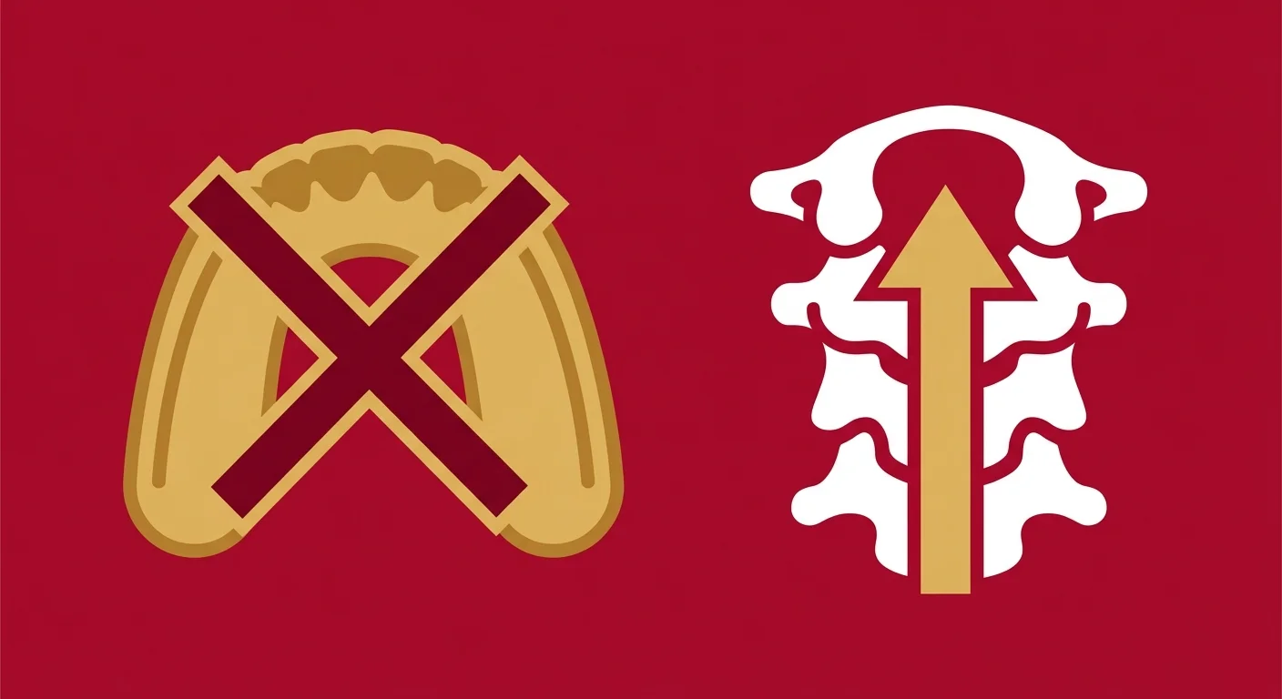flat illustration showing mouthguard TMJ treatment failure and cervical spine connection
