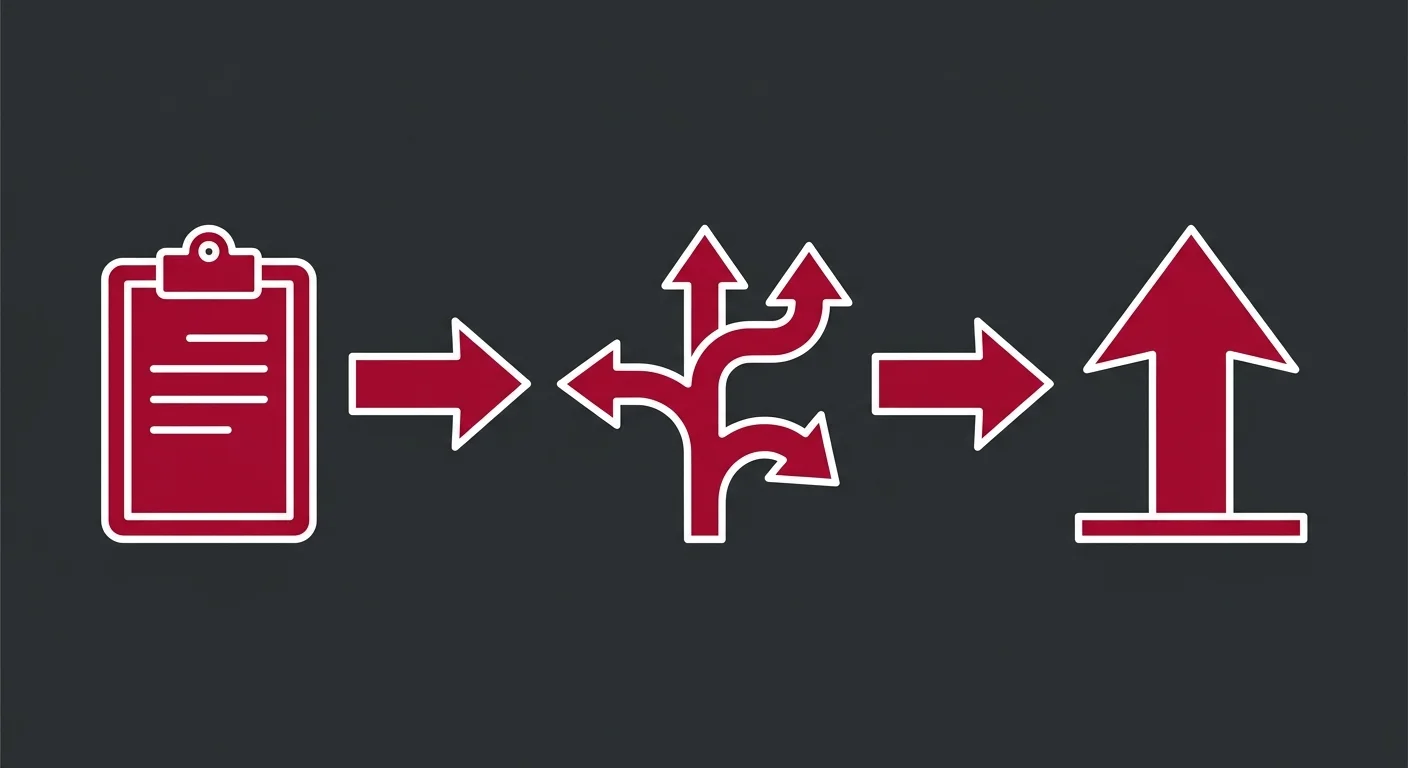 flat illustration of three phase upper cervical assessment process for TMJ patients